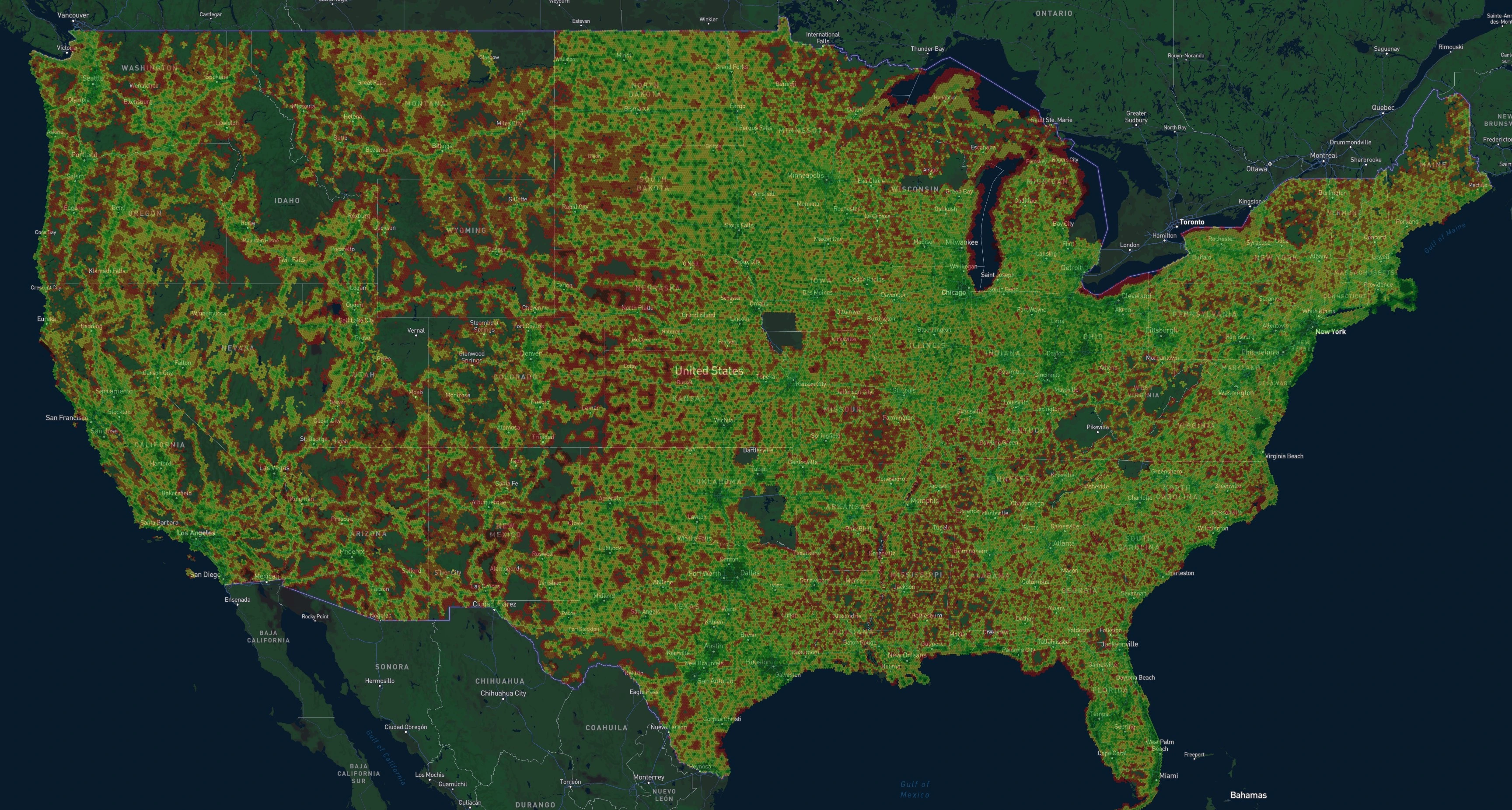 Signal Strength Map detailed view